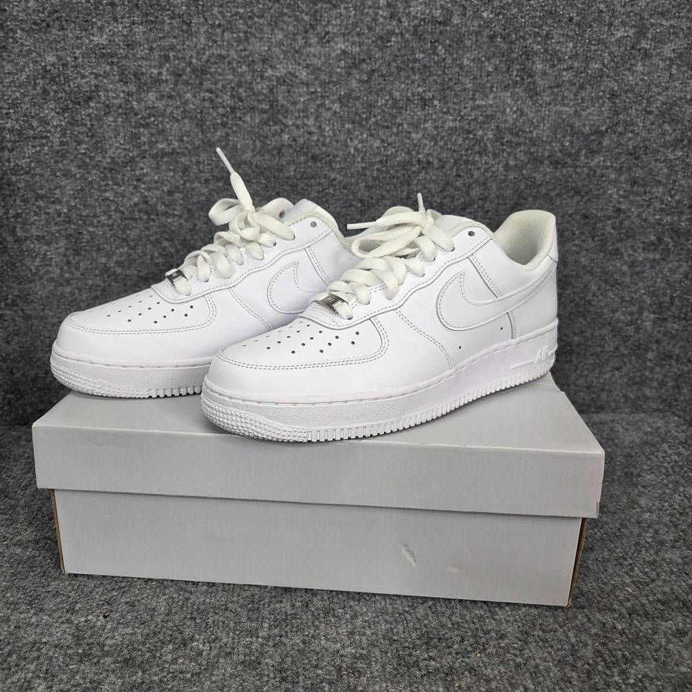 Nike Air Force 1 '07 Shoes Mens Size 8.5 White Low Top Sneakers CW2288-111